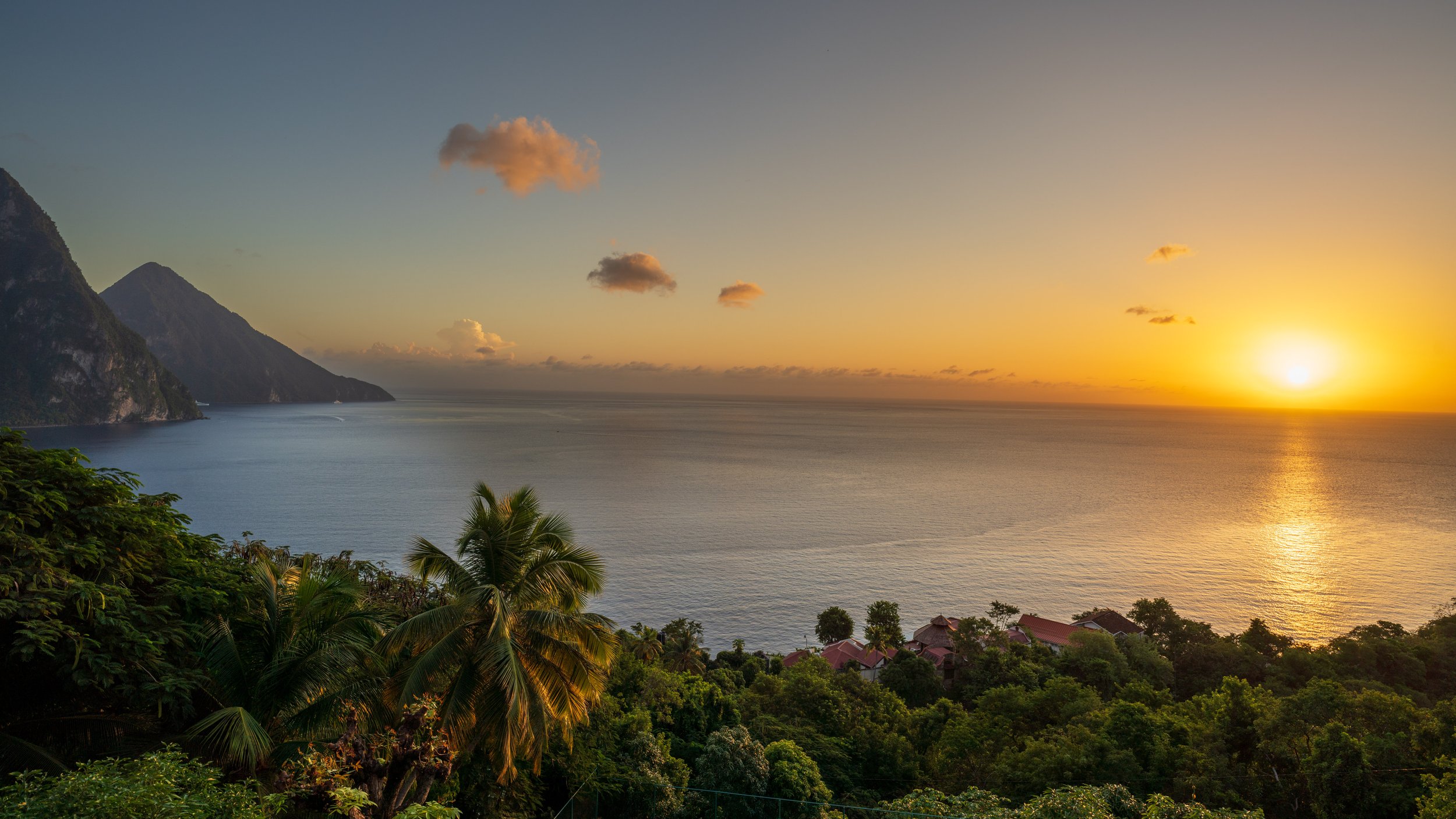 The Coasts and Mountains of St. Lucia